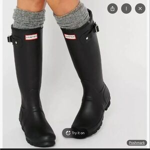 Hunter Women’s Classic Black Boots